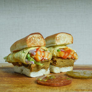 Double Anda Roll Burger